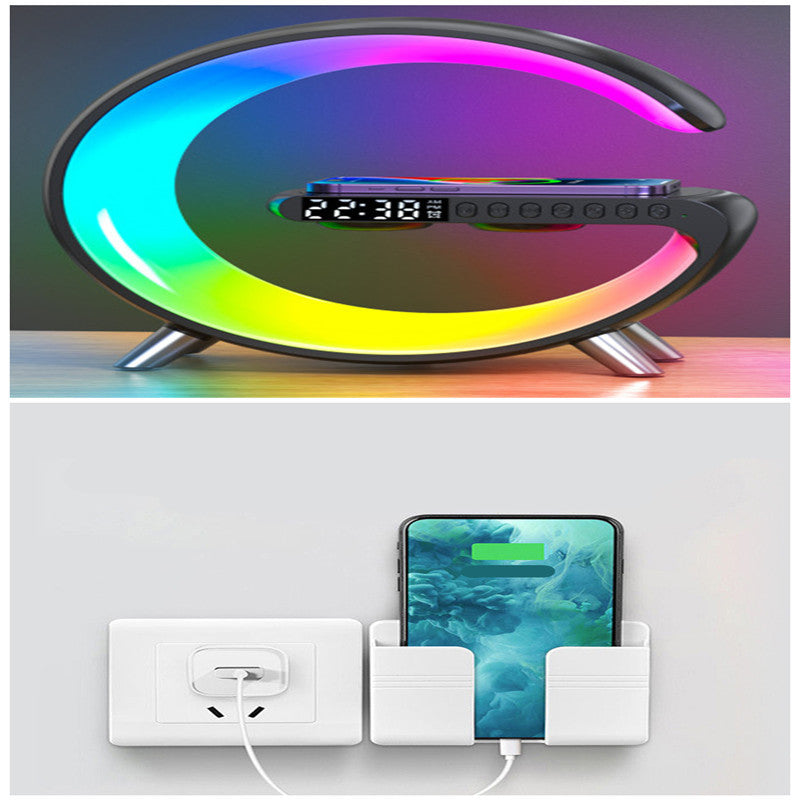 New Intelligent G Shaped LED Lamp Bluetooth Speake - Joyful Welling