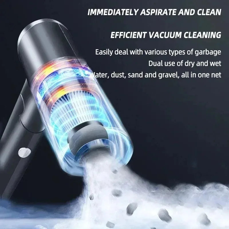 Portable Wireless Car Vacuum Cleaner Wireless Vacuum Cleaner Dual Use for Home and Car 120W High Power Powerful Vacuum Cleaner - Joyful Welling